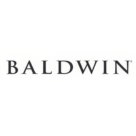Baldwin 5006260 5006 Pair of Estate Rosettes for Passage Functions Polished Chrome