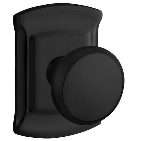 Baldwin 5023190MR 5023 Pair of Estate Knobs Satin Black