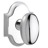 Baldwin 5024260IMR 5024.IMR Individual Oval Estate Door Knob Polished Chrome