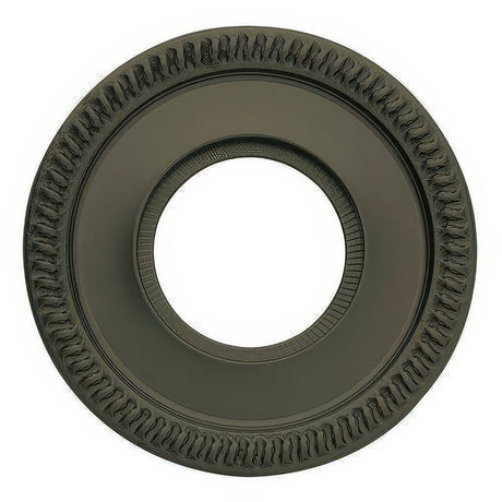 Baldwin 5035190FD satin black rosette