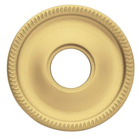 Baldwin 5076060IDM satin brass and brown rosette