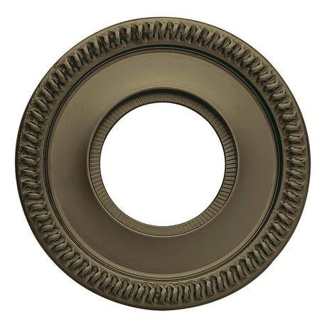 Baldwin 5156050 satin brass and black rosette