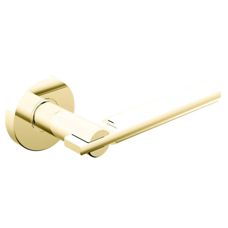 Baldwin 5161003LMR 5161.LMR Single Left Hand Estate Lever Lifetime Polished Brass