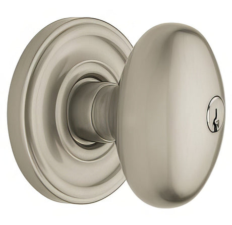 Baldwin 5225056ENTR lifetime satin nickel keyed entry door knob