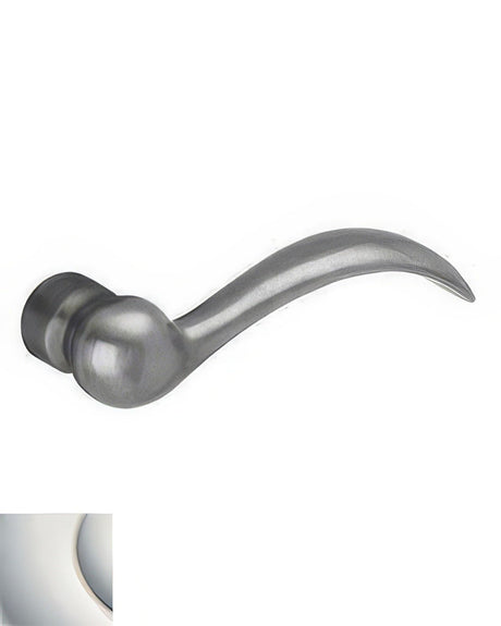Baldwin 5452V055MR 5452V.MR Pair of Beavertail Estate Levers Lifetime Polished Nickel