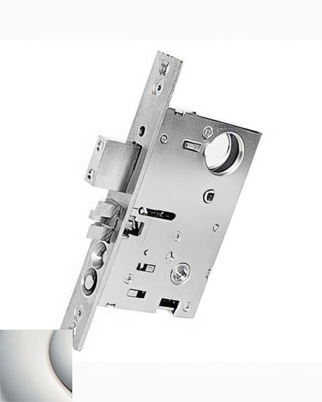Baldwin 6001055RRLS lifetime polished nickel mortise lock