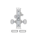 Baldwin 6070050RLS 6070.RLS Right Hand Lever Exit Mortise Lock Satin Brass and Black