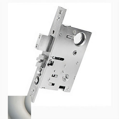 Baldwin 6070056LRLS 6070.LRLS Left Hand Reverse Bevel Lever Exit Mortise Lock Lifetime Satin Nickel