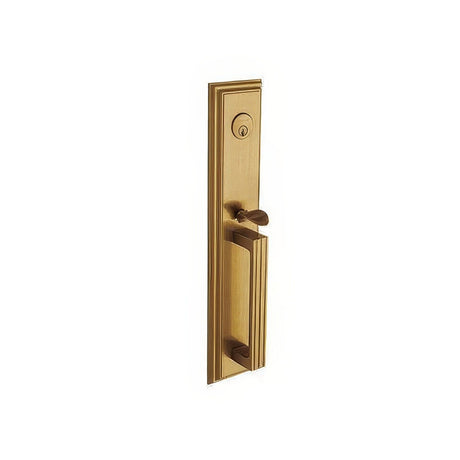Baldwin 6605033 vintage brass handleset trim pack