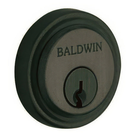 Baldwin 6757190 satin black lock cylinder collar