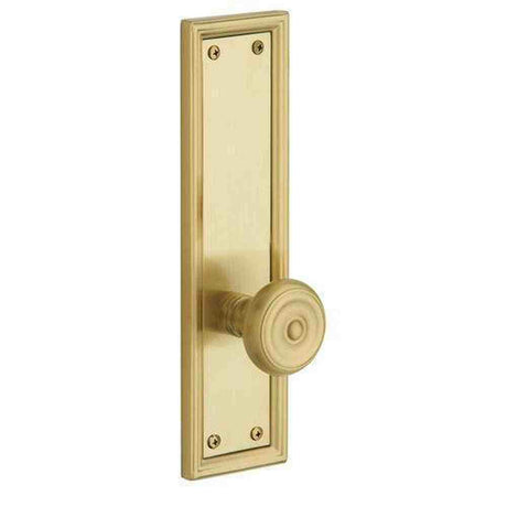 Baldwin 6793040KN satin brass handleset trim pack