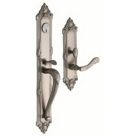 Baldwin 6950056LDBL lifetime satin nickel handleset trim pack