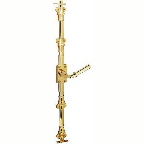 Baldwin 8107031R7LK non lacquered brass cremone bolt