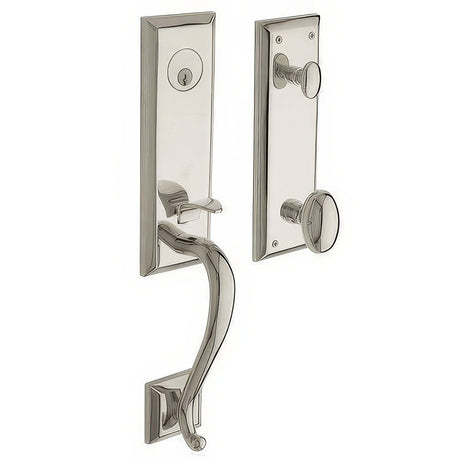 Baldwin 85355055RFD lifetime polished nickel dummy handleset