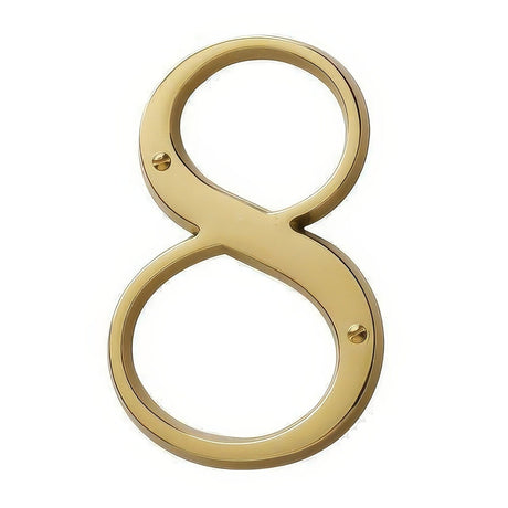 Baldwin 90678003 lifetime polished brass house number