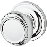 Baldwin FDTRATRR260 FD.TRA.TRR Traditional Dummy Knobset Polished Chrome