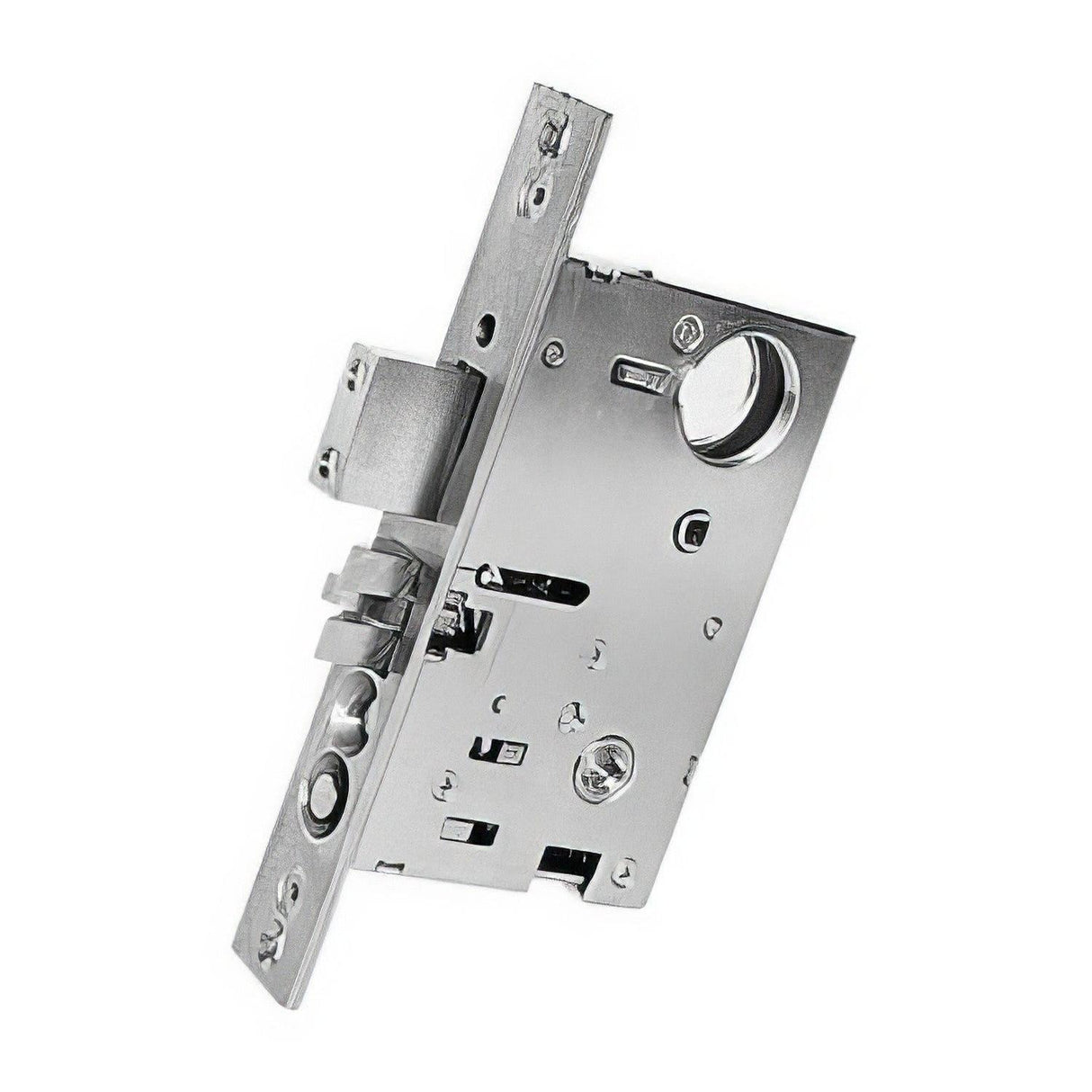 Baldwin G6010050LRLS G6010.LRLS Left Hand Reverse Bevel Door Lever or Storeroom Mortise Lock Satin Brass and Black