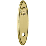 Baldwin R044112IDM R044.IDM Individual 10.75" Height Oval Rope Dummy Rosette Venetian Bronze