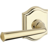 Baldwin HDFEDTAR003 HDFEDTAR Federal Individual Dummy Door Lever Polished Brass