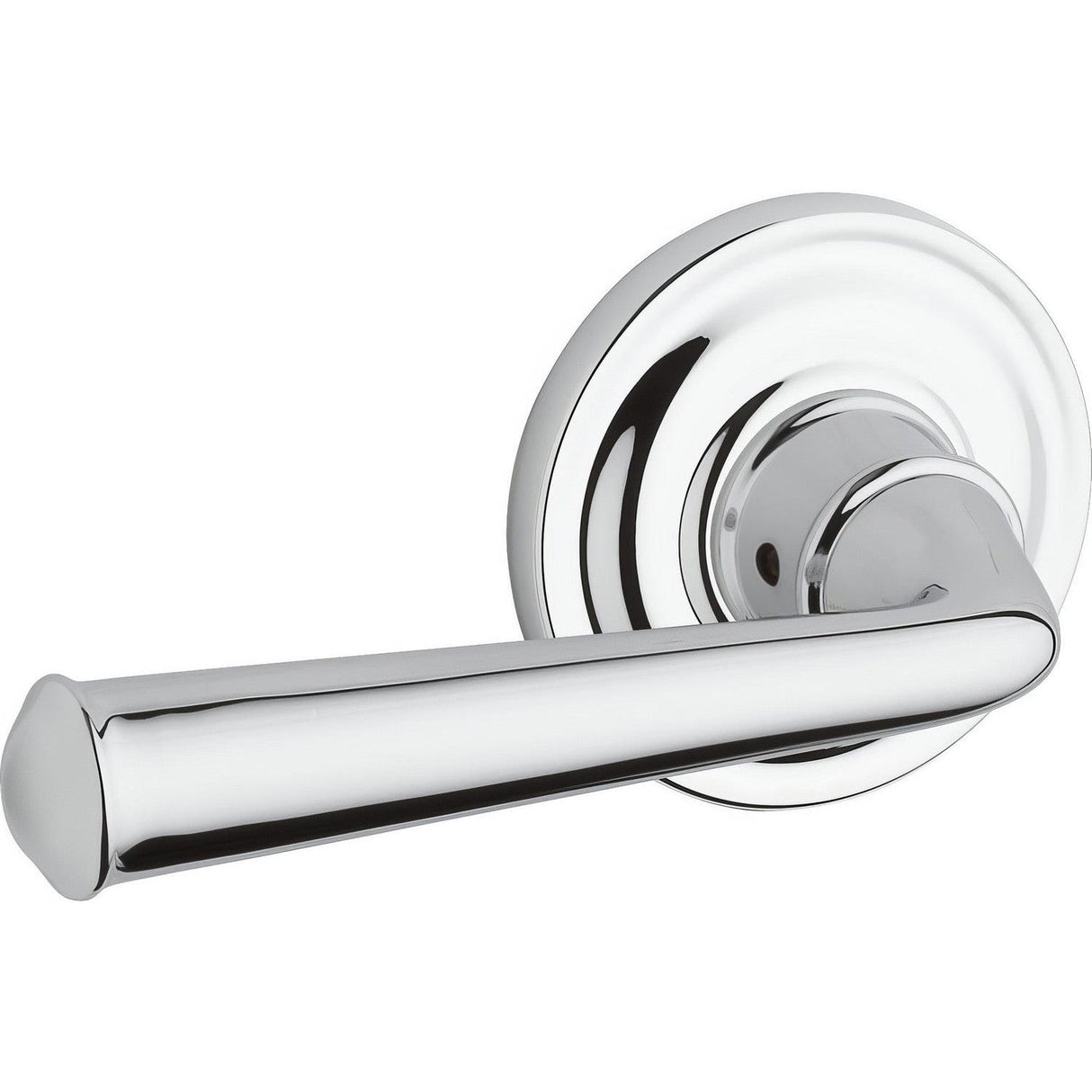 Baldwin HDFEDTRR003 HDFEDTRR Federal Individual Dummy Door Lever Polished Brass