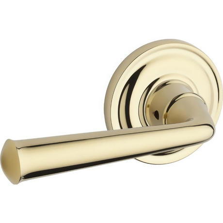 Baldwin HDFEDTRR003 HDFEDTRR Federal Individual Dummy Door Lever Polished Brass