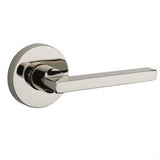 Baldwin HDSQUCRR055 HDSQUCRR Square Individual Dummy Door Lever Bright Nickel