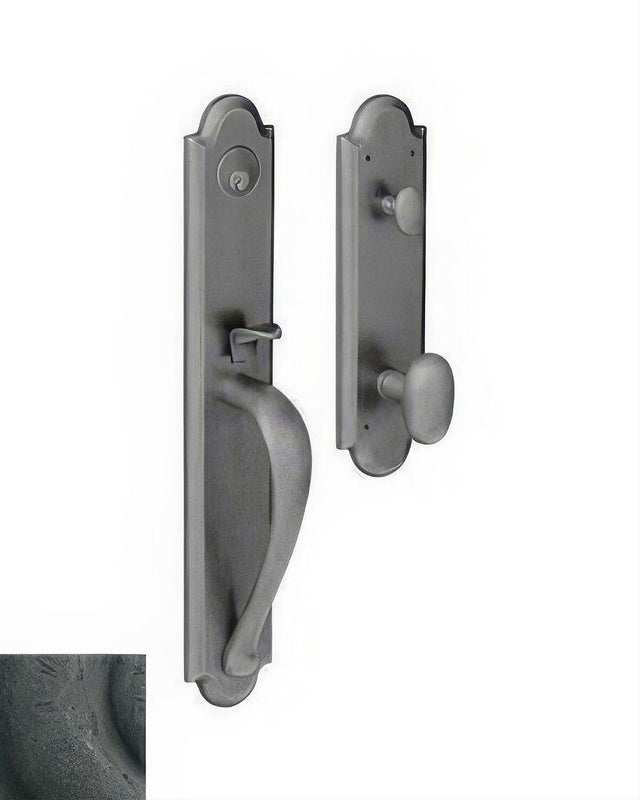 Baldwin M514402ENTR M514.ENTR Boulder Single Cylinder Mortise Entry Handleset Distressed Oil Rubbed Bronze