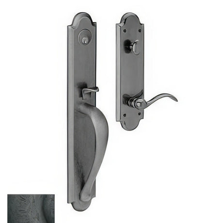 Baldwin M514402RFD distressed oil rubbed bronze dummy entry handleset