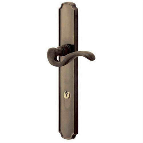 Baldwin MP002050ACT1 MP00-ACT1 Bismark Multi Point Keyed Entry Trim Satin Brass and Black