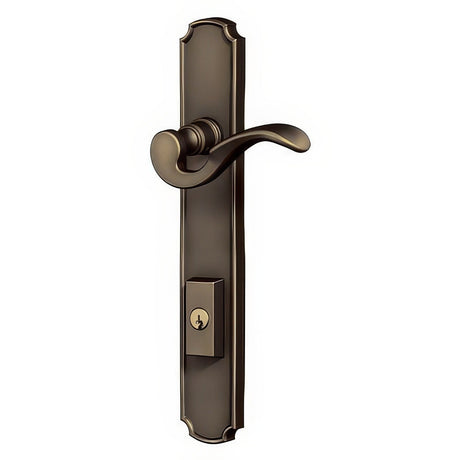 Baldwin MP002050FDP3 Bismark Multi Point Passage Trim Satin Brass and Black