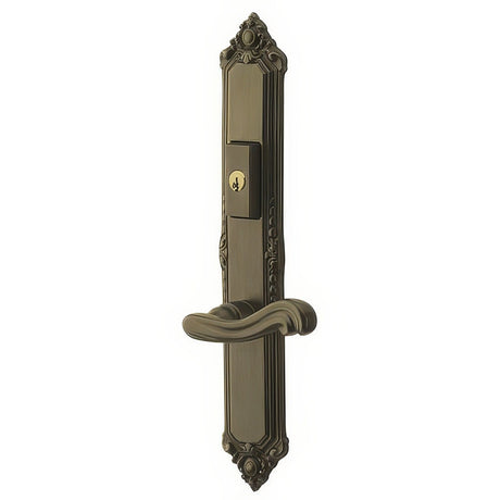 Baldwin MP003050AIN2 Kensington Multi Point Half Inactive Half Passage Trim Satin Brass and Black
