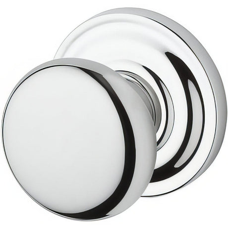 Baldwin PVROUTRR260 PV.ROU.TRR Round Privacy Knobset Polished Chrome