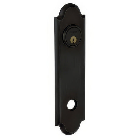 Baldwin R032190IPS satin black rosette