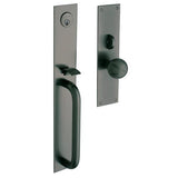 Baldwin 6540151ENTR antique nickel 6540.entr san diego single cylinder mortise handleset trim set