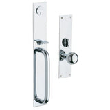 Baldwin 6540260ENTR polished chrome 6540.entr san diego single cylinder mortise handleset trim set