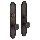 Baldwin 6541150ENTR satin nickel handleset trim pack