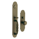 Baldwin 6543190DBLC satin black handleset trim pack