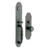 Baldwin 6543151FD antique nickel handleset trim pack