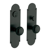 Baldwin 6555190ENTR satin black handleset trim pack