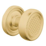 Baldwin K004060MR satin brass and brown dummy door knob