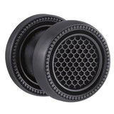 Baldwin K004050MR satin brass and black dummy door knob