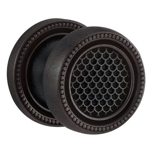 Baldwin K004034MR lacquered vintage brass dummy door knob