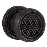 Baldwin K004034MR lacquered vintage brass dummy door knob