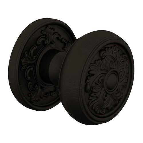 Baldwin K005050IMR K005.IMR Individual Estate Door Knob Satin Brass and Black
