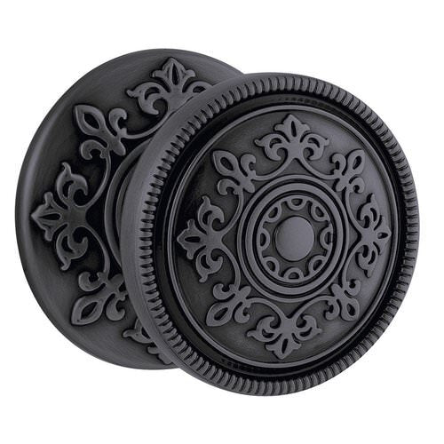 Baldwin K006050IMR K006.IMR Individual Estate Door Knob Satin Brass and Black