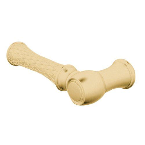 Baldwin L002050LMR L002.LMR Individual Left Hand Estate Dummy Door Lever Satin Brass and Black