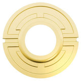 Baldwin R001055PV R001.PV Pair of Estate Rosettes for Privacy Functions Lifetime Polished Nickel