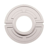 Baldwin R001452IDM R001.IDM Individual Estate Rosette for Dummy Functions Distressed Antique Nickel