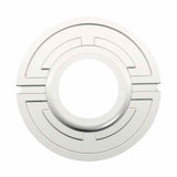 Baldwin R001402IDM R001.IDM Individual Estate Rosette for Dummy Functions Distressed Oil Rubbed Bronze