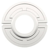 Baldwin R001031PS R001.PS Pair of Estate Rosettes for Passage Functions Non Lacquered Brass